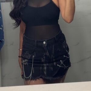 Fashion Nova Women's multi Skirt